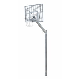 Kosz do koszykówki, wysięgnik 120cm, tablica 120x90cm kratownica, obręcz ocynkowana z siatką łańcuchową