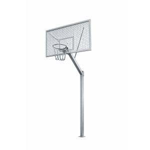 Kosz do koszykówki, wysięg 160cm, kratownica 180x105, obręcz ocynkowana z siatką łańcuchową