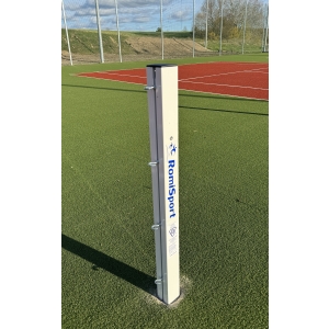 Aluminiowe słupki do tenisa ziemnego 80x80