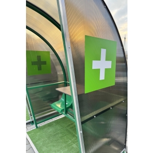 Wiata stadionowa - punkt medyczny