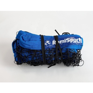 Profesjonalna siatka do siatkówki obszyta taśmą PP w kolorze niebieskim L=8500