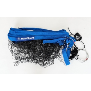 Profesjonalna siatka do siatkówki obszyta taśmą PP w kolorze niebieskim L=8500