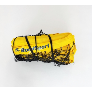 Profesjonalna siatka do siatkówki obszyta taśmą PP w kolorze żółtym L=8500