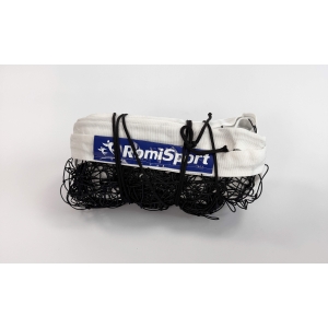 Profesjonalna siatka do siatkówki obszyta taśmą PP w kolorze białym L=9500