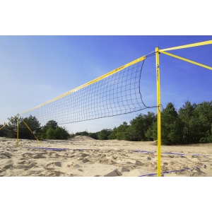 Zestaw rekreacyjny do siatkówki słupki stalowe