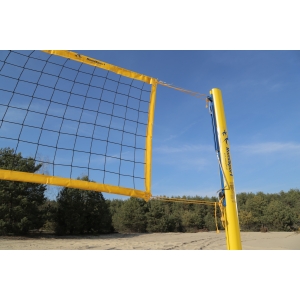 Zestaw PRO do siatkówki plażowej, słupki aluminiowe