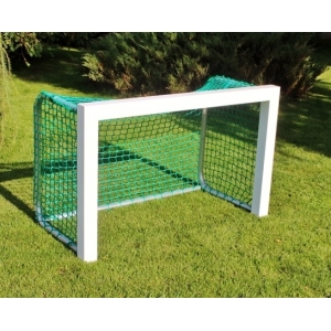 Bramka do piłki nożnej 1,2x0,8m przenośna [profil AL kwadrat 80x80], głębokość 0,6/0,6m,  lakier. biała