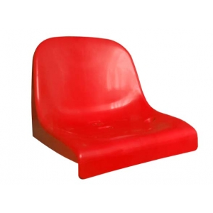 Siedzisko, krzesełko stadionowe czerwone