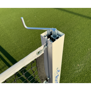 Aluminiowe słupki do tenisa ziemnego 80x80