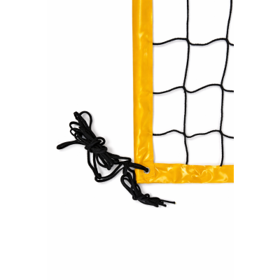Siatka PRO do siatkówki 8,5x1m, kolor obszycia:żółty