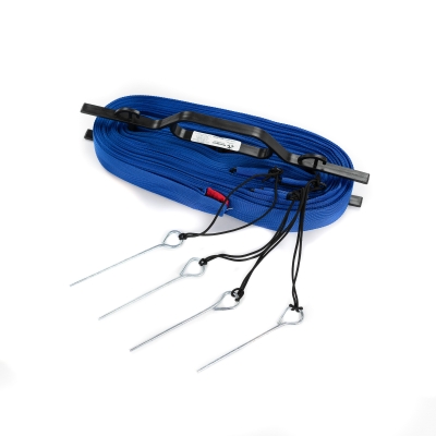 Zestaw PRO do siatkówki halowej, słupki aluminiowe RomiSport