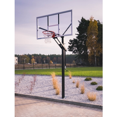 Kosz do koszykówki PRO - tablica bezbarwna 120x90 RomiSport