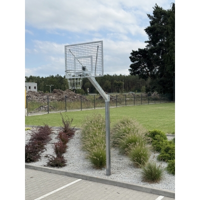 Kosz do koszykówki, wysięgnik 120cm, tablica 120x90