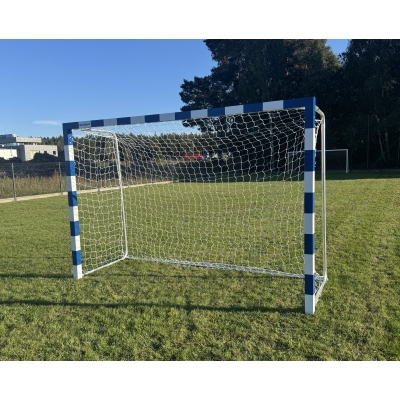 Bramka do piłki ręcznej 3x2m przenośna biało-niebieska