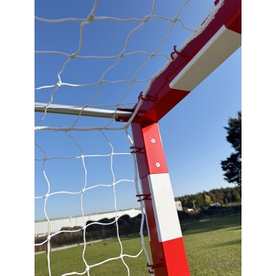 Bramka do piłki ręcznej 3x2m przenośna biało-czerwona