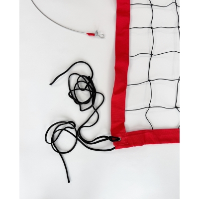 Siatka PRO do siatkówki 9,5x1m, kolor obszycia: niebieski