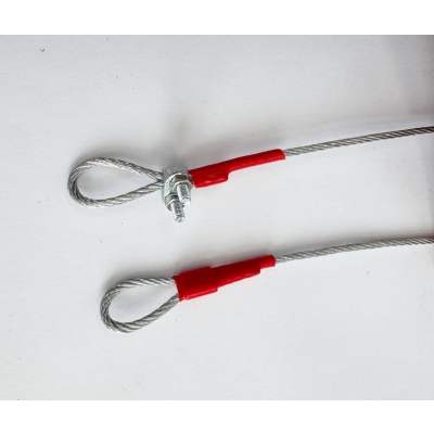 Siatka PRO do siatkówki 9,5x1m, kolor obszycia: niebieski