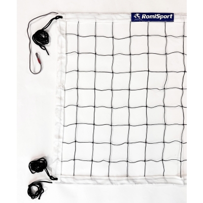 Siatka PRO do siatkówki 8,5x1m, kolor obszycia: biały