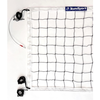 Siatka PRO do siatkówki 8,5x1m, kolor obszycia: biały