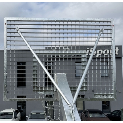 Kosz do koszykówki, wysięgnik 120cm, tablica 120x90