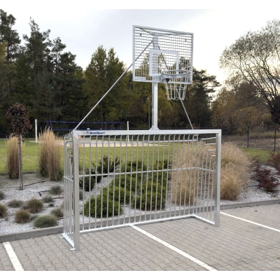 Bramka anty-wandal z koszem